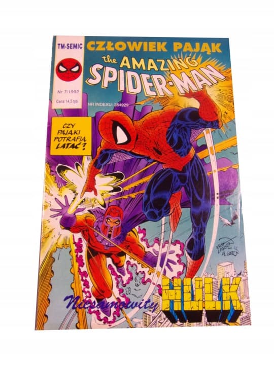 Spider-Man 7/1992 TM-Semic – zdjęcie 1 z 7
