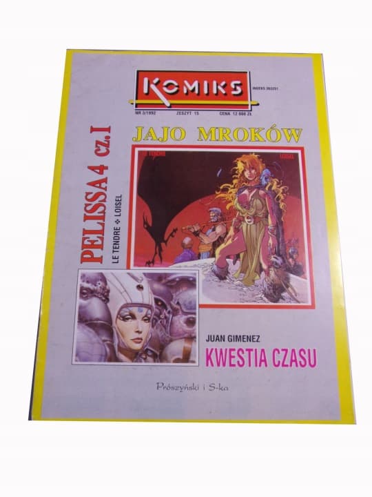 Komiks 3/1992 Jajo Mroków – zdjęcie 1 z 7