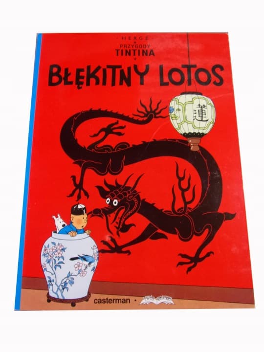 Przygody Tintina 4. Błękitny Lotos wyd. Twój Komiks – zdjęcie 1 z 4