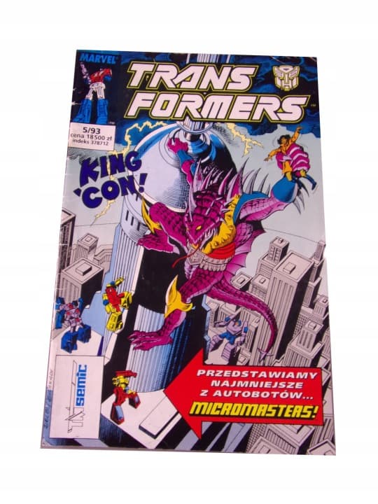 Transformers 5/93 TM-Semic – zdjęcie 1 z 7