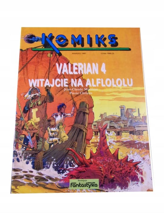 Komiks Valerian 4. Witajcie na Alflololu 3/91 + errata – zdjęcie 1 z 8